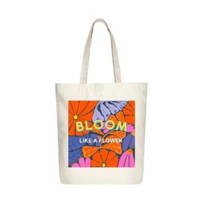Bloom Canvas Tote Bag