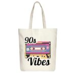 Stylxeco 90s Vibe Canvas Tote Bag
