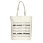 Stylxeco Emmotional Baggage Canvas Tote Bag