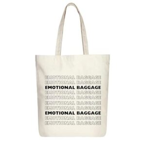 Stylxeco Emmotional Baggage Canvas Tote Bag